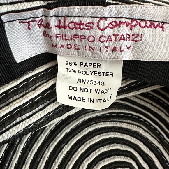 The Hats Company by Filippo Catarzi Made in Italy Wide Brim Sun Hat - Picture 7 of 9
